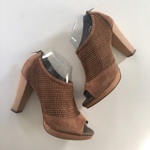Banana Republic Brown Leather Heeled Boots